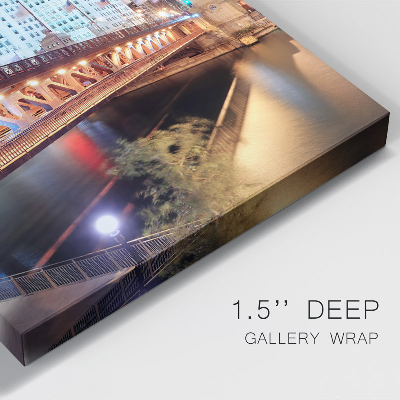 Chicago Arthitecture Ii sur impression sur toile, H 36 po x l 24 po x P 1,5 po