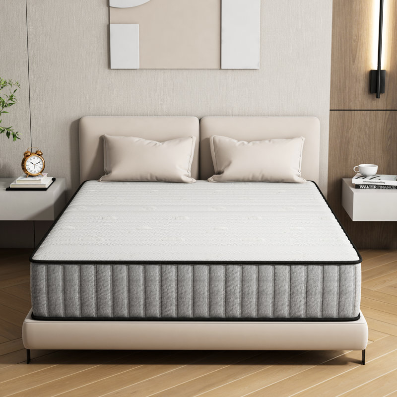 Mattress The Innerspring Hybrid Memory Foam Bed in a Box for Ultimate Support and Pressure Relief Mattress, Kingsize (5')