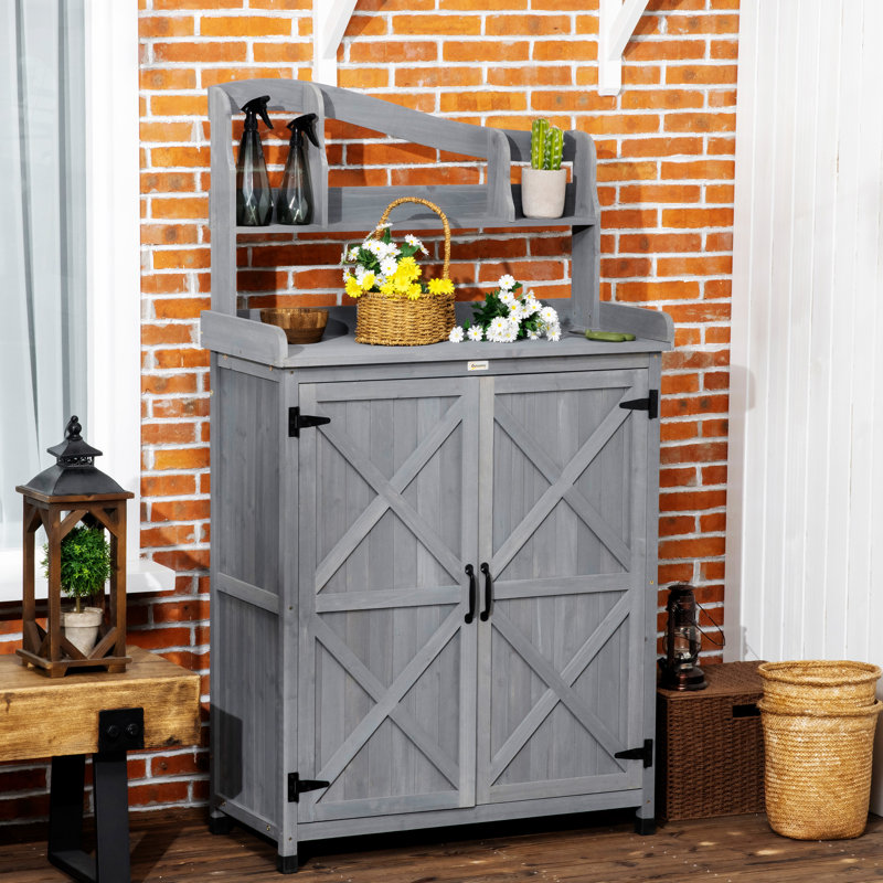 Outsunny Potting Bench Table