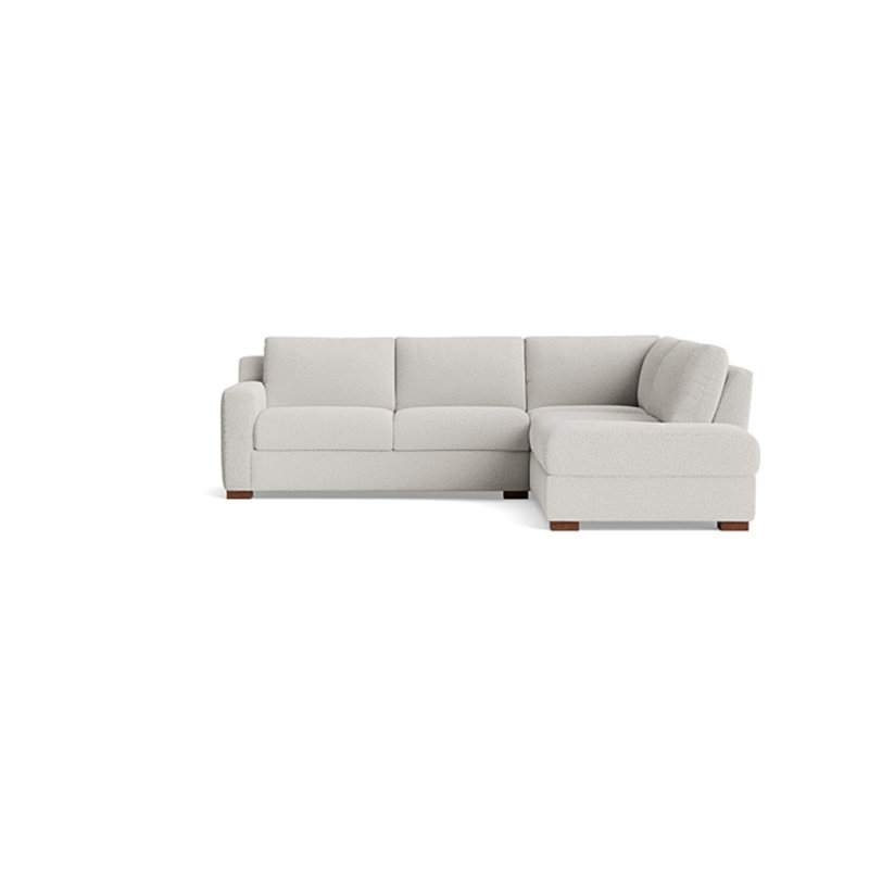 Catalina Sectional, Performance Weave - Carrot, Right Hand Facing
