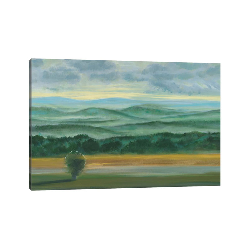 Misty Mountain View II by Julie Joy - Wrapped Canvas Gallery-Wrapped Canvas Giclée, 66.04 cm H x 45.72 cm W