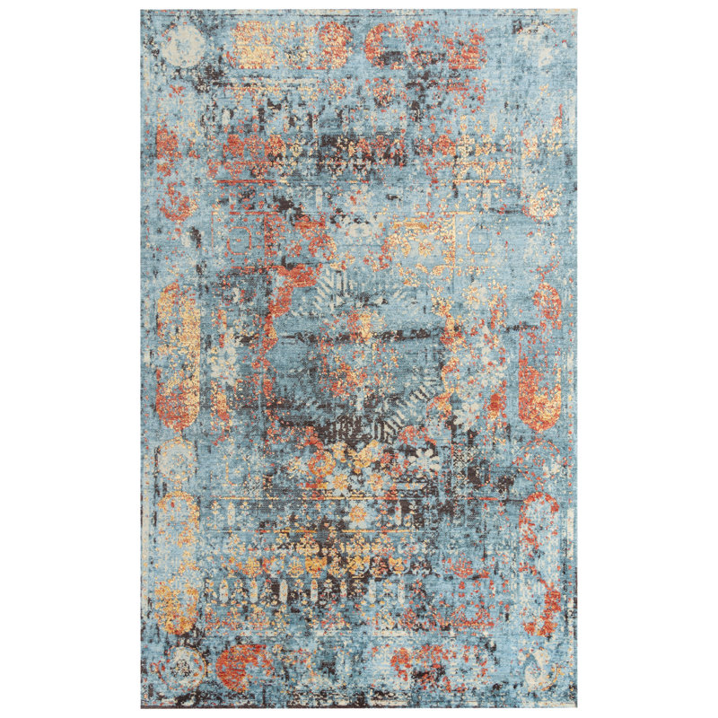 Wool Abstract Indoor Rug, Rectangle 10' x 13'