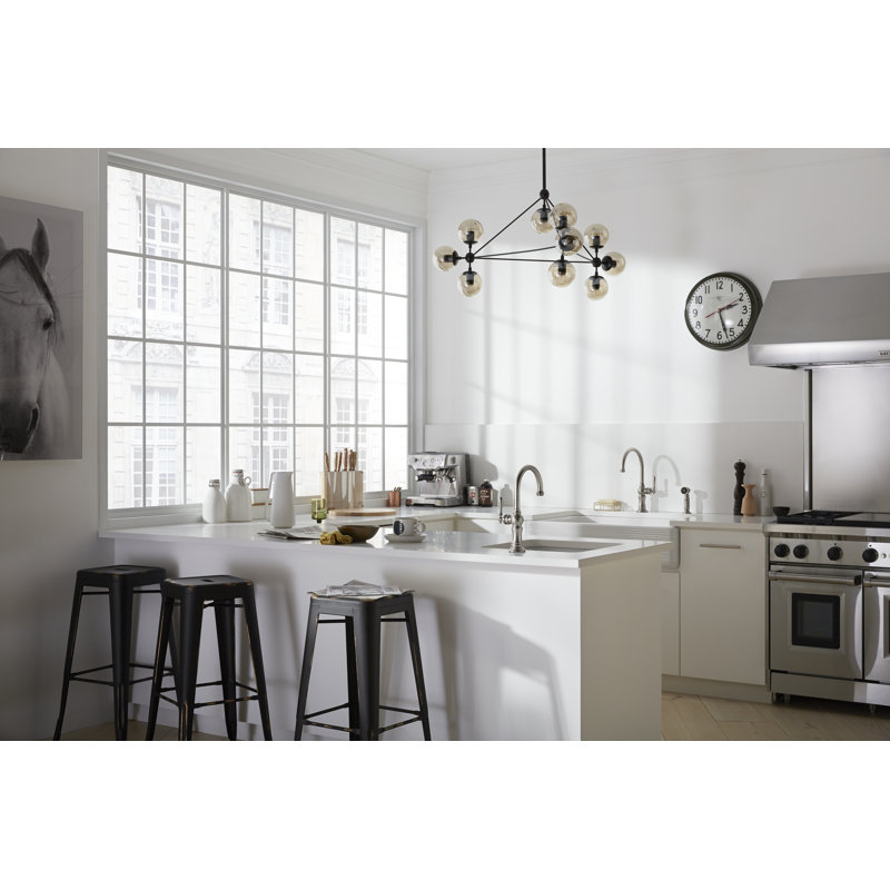 Artifacts® Bar Faucet with Swing Spout and BerrySoft™, MasterClean™, and ProMotion™, Matte Black