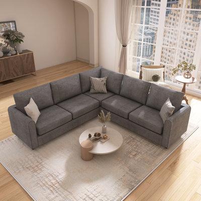 Modern Unholstered Living Room Sectional Sofa