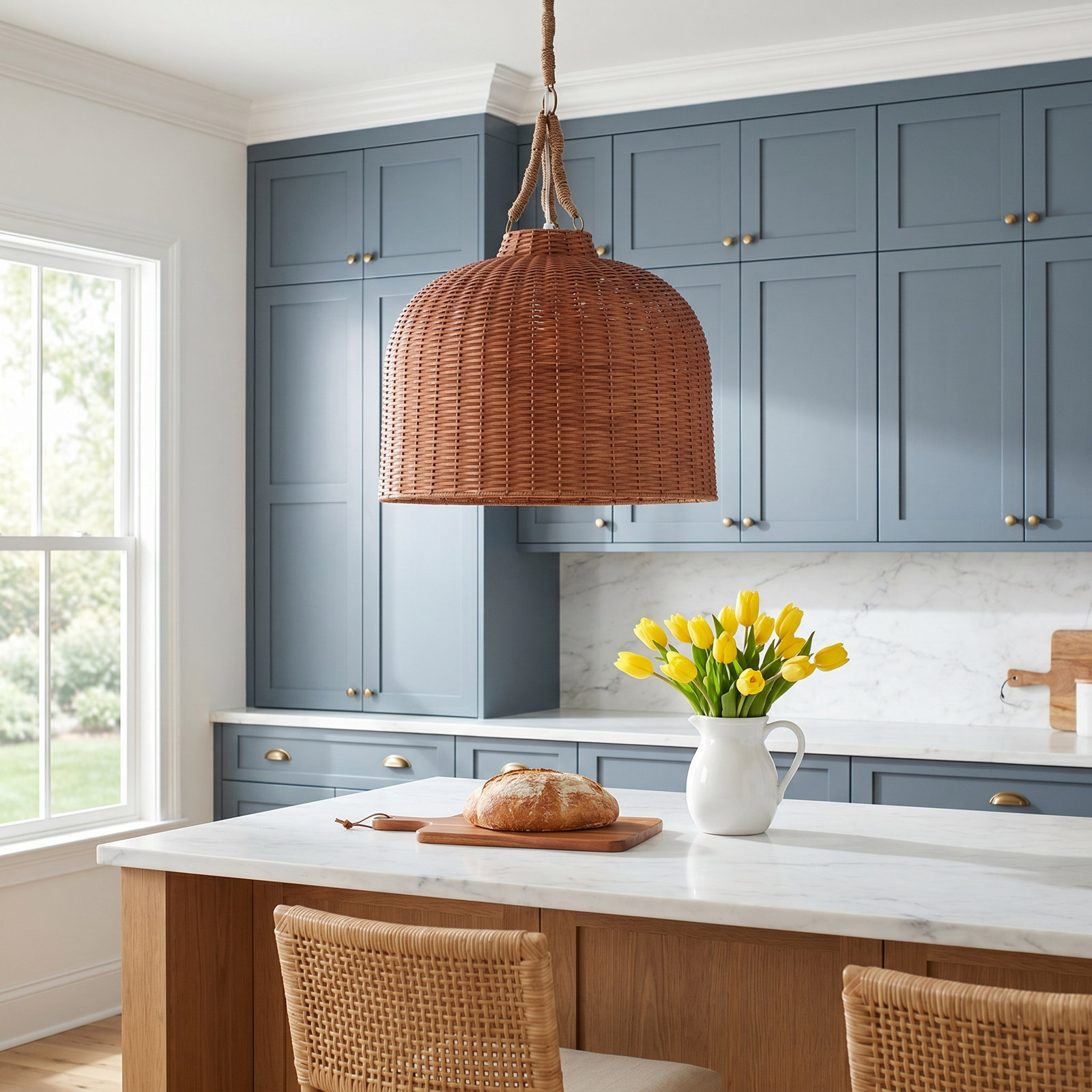 Bledion Grande Pendant, 91.5" H x 22" W x 22" D