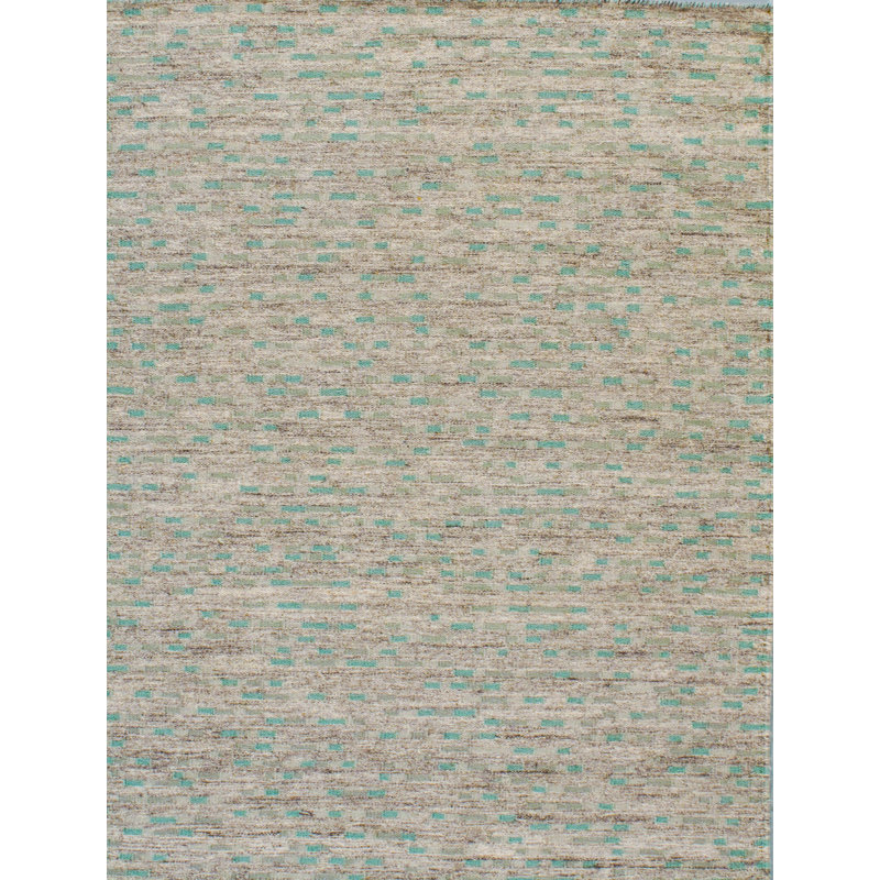 Tapis modernes scandinaves de style suédois tissés à plat turquoise