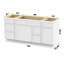 Base de meuble-lavabo simple 66 po seulement-98818675