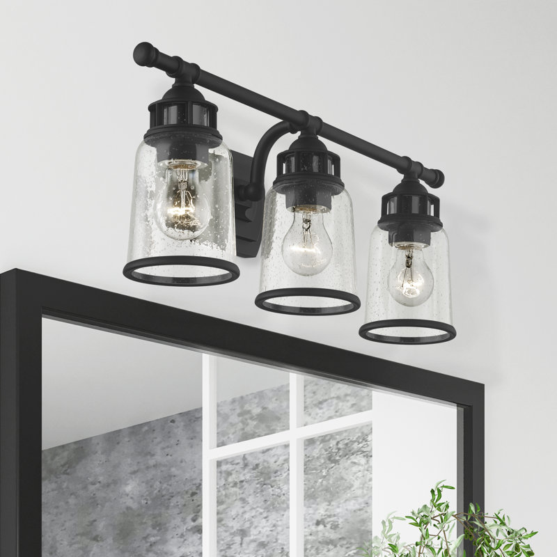 Derrick 3 - Light Dimmable Vanity Light, Black
