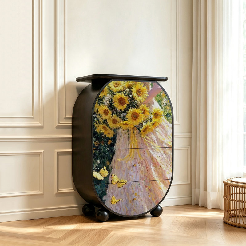 Meuble à tiroirs moderne pour salon