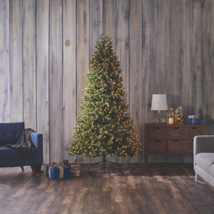 90' Lighted Fir Christmas Tree