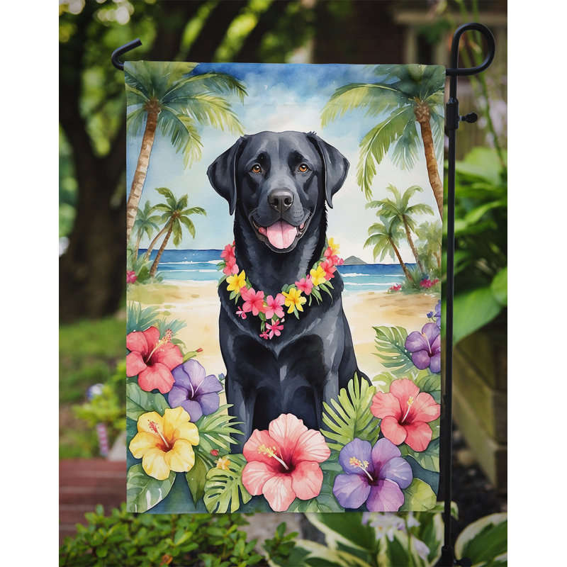 Drapeau de jardin en polyester double face H 15,5 po x l 11,25 po