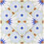 Carrelage de terrain en porcelaine 9 "x 9" Anabella Uffizi