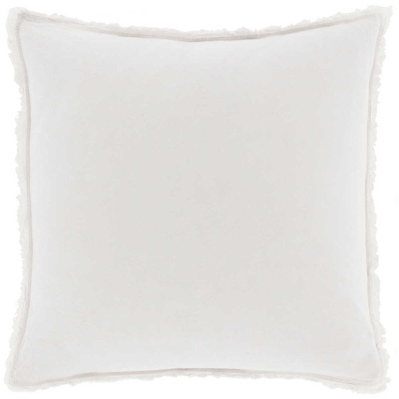 Faye Linen Sham, Euro, Dove White