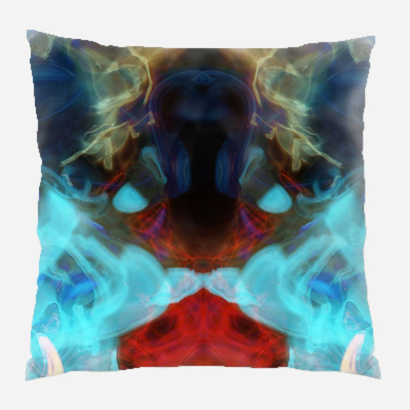 Coussin décoratif Bergmann, Microsuède, Intérieur