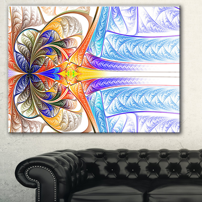 « étrange fractal desktop wallpaper », impression sur toile, H 30 po x l 40 po x P 1 po