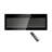 36 Inch Recessed Ultra Thin Tempered Glass Front Wall Mounted Electric Fireplace With Remote And Multi Color Flame & Emberbed, Led Light Heater