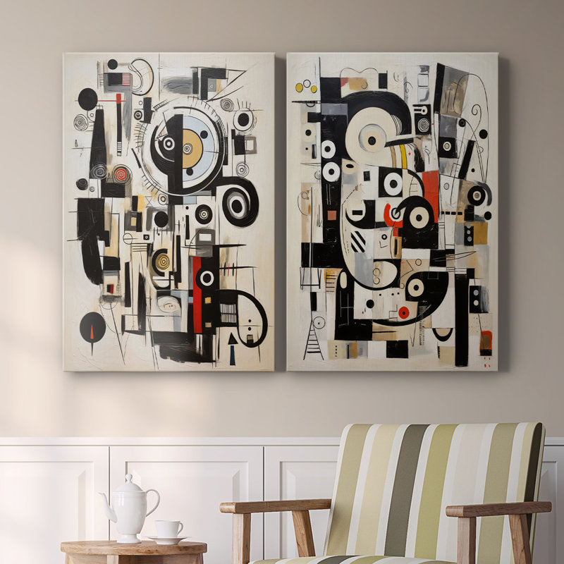 ABSTRACT Series CCCLXVII-Premium Gallery Wrapped Canvas -Ready to Hang, 60" H x 80" W