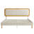 Delaylah Bed Frame, with Rattan-Like Adjustable Upholstered Headboard, Boho Style-1757219789