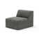 Simson Corduroy Modular 1 Armless Single Sofa with 40D Integrated Sponge