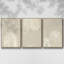 Sandy Arcs I, ensemble de 3 toiles encadrées sur toile-97706405-97706398