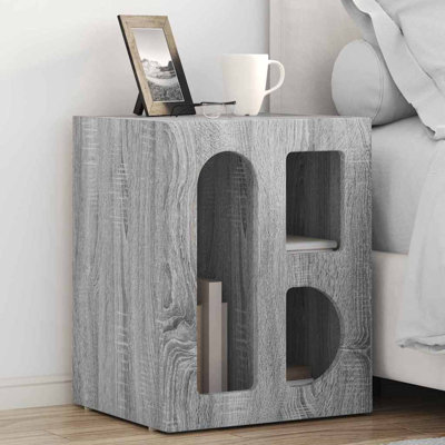 40cm W Manufactured Wood Bedside Table