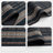 Black Themed Geometric Colorful Patterned Woven Base Washable Carpet-2132259311