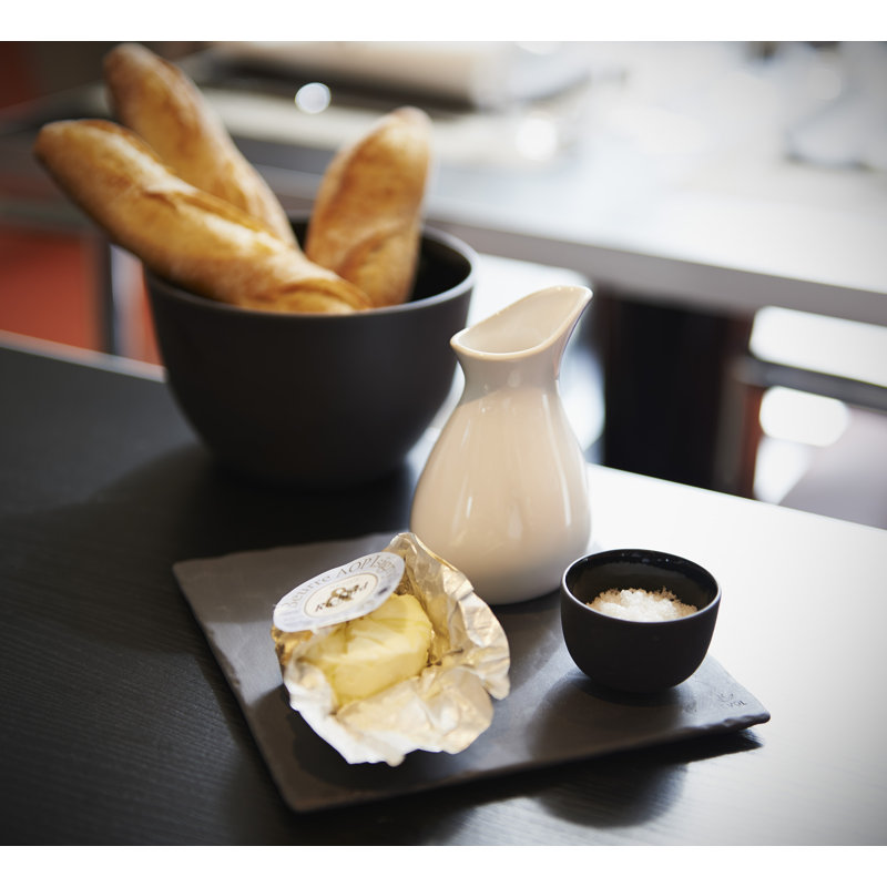 Basalt 6'' Handmade Ceramic Square Bread And Butter Plate