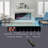 44 Inch In Wall Recessed  Electric Fireplace With Remote And Multi Color Flame & Emberbed, Led Light Heater