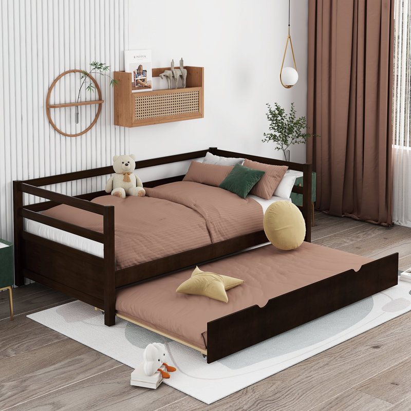 Blinera Twin Size Daybed with Trundle, Espresso