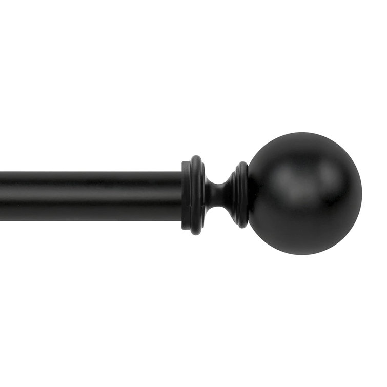 Westman Adjustable 1" Single Curtain Rod