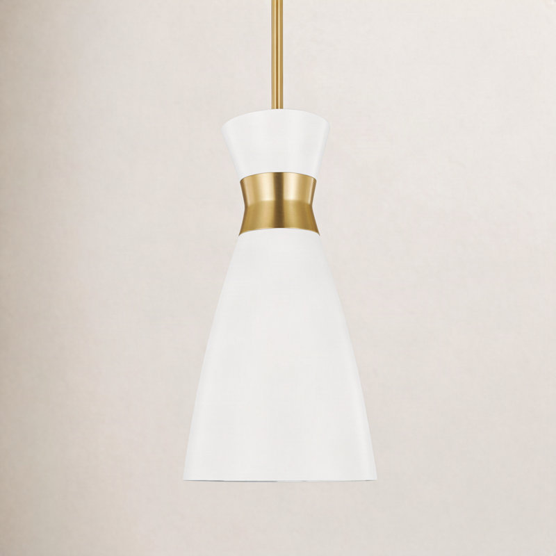Agata 1 - Light Single Pendant, Burnished Brass