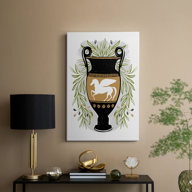 Vases grecs III - galerie Cavas sur mesure, H 60 po x l 40 po