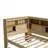 Twin Size Wood Daybed with Storage Shelves, USB and Trundle-1273810297