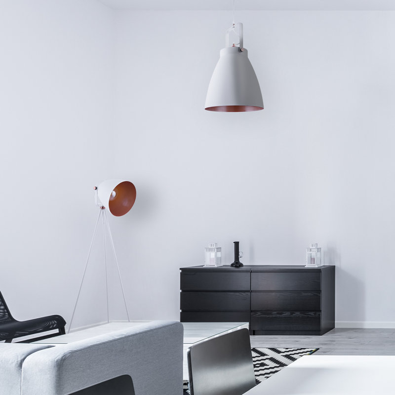 Iliana 1 - Light Single Pendant, White