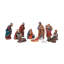 Ensemble de 11 figurines pour crèche de Noël