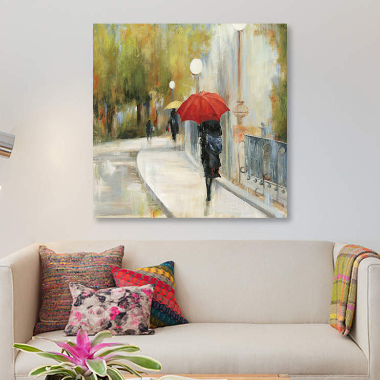 «I Will Be There II, Square» par Aimee Wilson - Estampe numérique sur toile tendue avec châssis, H 18 po x l 18 po x P 1,5 po