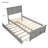 Platform Bed With  Trundle-583317970