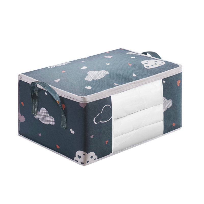 Comforter Storage Bag  Folding Organizer Bag For King/ Comforters, Pillows, Blankets, Bedding/ Quilt, Blanket, Duvet, Mothproof Space Save