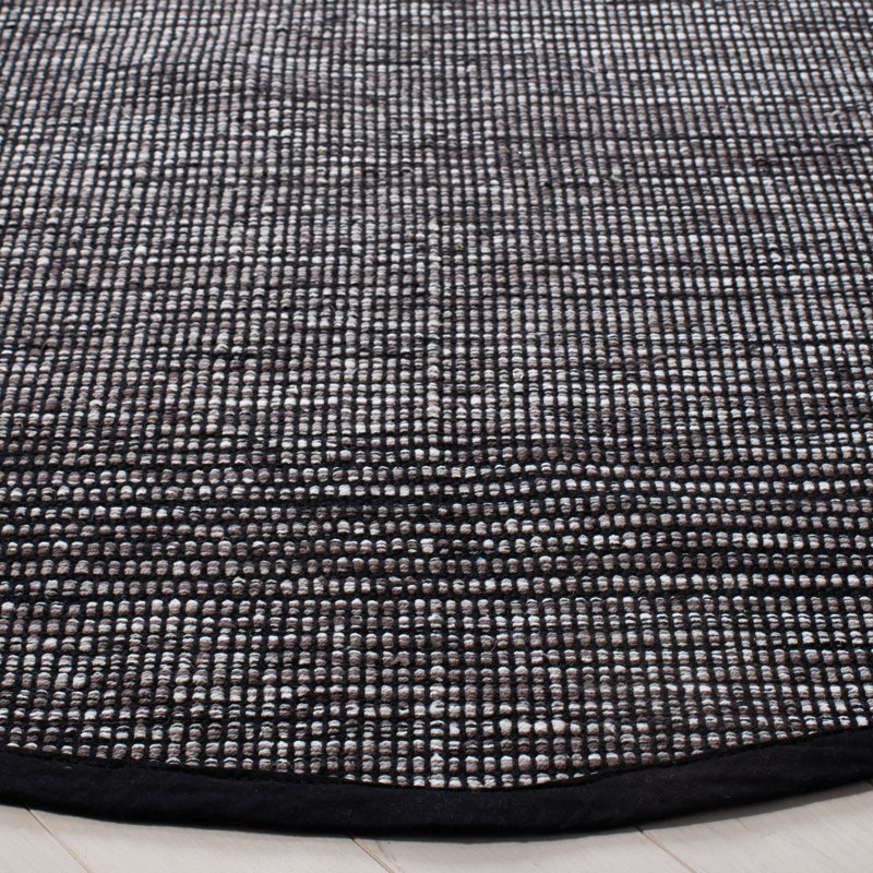 Tapis en coton tissé à la main Montauk, Rond 6 pi