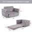 1-Piece Full Sponge Kids Single Folding Sofa Bed With Luminous Feature