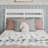 Lamareon Solid Wood Platform Bed with Footboard & Roll Out Trundle Bed-245492669-245492664