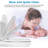 Soft-Close Round Toilet Seat with Removable Training Seat, Quick-Release Hinges for Easy Cleaning, Slow-Close & Non-Slip Design, Easy Installation