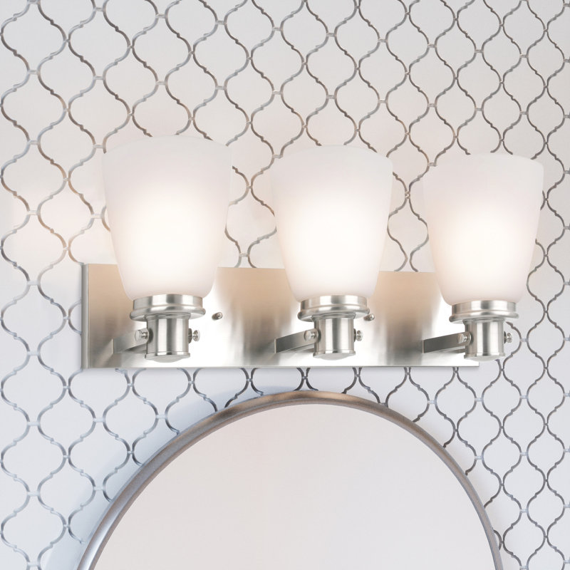 Design House Atkinson Vanity Light in Satin Nickel,, 3