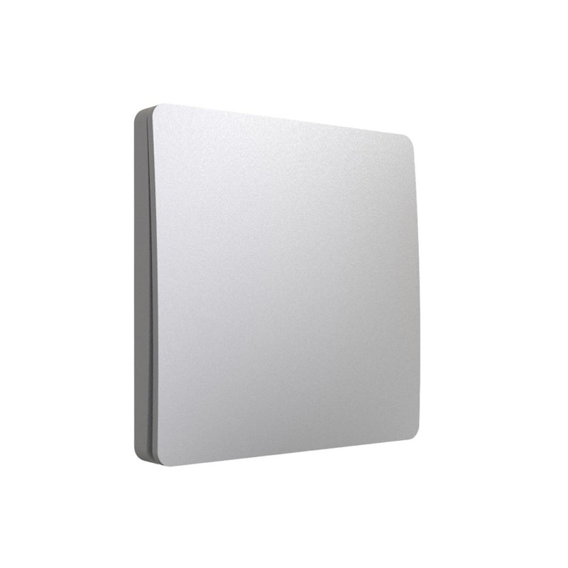 Ener-J Pro Series 1 Gang Wireless Kinetic Dimmable Light Switch Silver