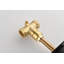 Soupape de contrôle de volume en métal moulé 3/4 po
Corps de valve à poignée réglable en laiton 1 pièce