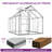 6'W X 4/6/8/10/12'D Heavy-duty Walk-in Hobby Greenhouse-91849921