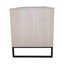 Maison de chat moderne en bois avec tapis à griffer intégré - 47,64 po x 21,46 po x 25,98 po, 76,4 lb