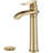 VanoFall Waterfall Vessel Gold Single Hole, Single Handle With Drain Assembly-97742743