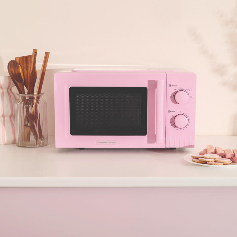 Miami 20L 800W Microwave, Pink