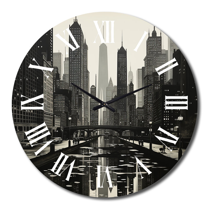 Dalbert - Horloge murale architecture, Très grand
